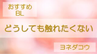 どうしても触れたくない　あらすじ＆感想レビュー